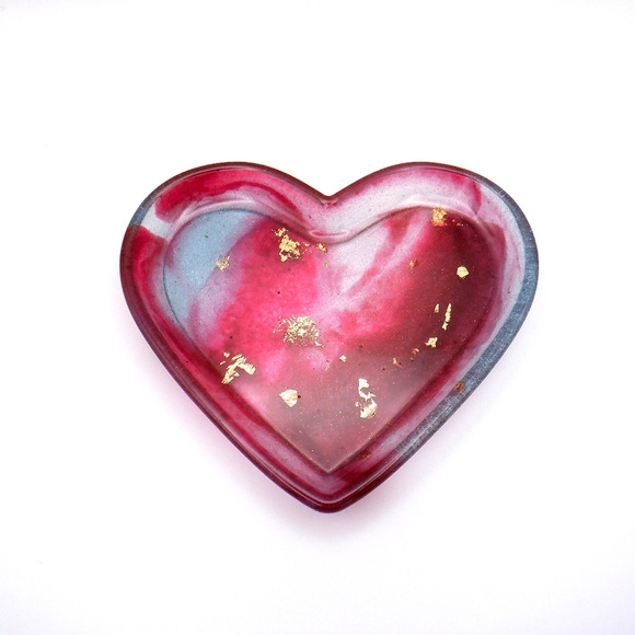 Heart Shaped Trinket Dish - Picture 6 of 7